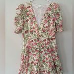 Bec & Bridge  Le Follies Dress Floral Puff Sleeve Mini Camellia USA10/UK 14 1701 Photo 6
