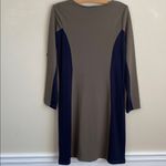 Sahalie Brown and Navy Long Sleeve Dress size m Size M Photo 3