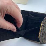 Vintage Larcazy, 230.Ruede Rivoli, Paris brocade wallet. Gold Photo 4