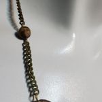 Vintage Green & Brown Necklace Green Photo 3
