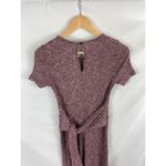 Lulus  Purple Ribbed Jesamine Tie Sleeveless Jumpsuit Size Small Photo 7