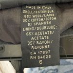 Banana Republic Gray Wool Blend Stretch Pencil Skirt Size 6 Above Knee Length Photo 3