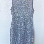 ASOS Sleeveless Crewneck Sequin Sheath Dress Size 6 Photo 0