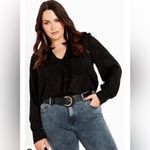 Avenue Blake Ruffle dark fairy flowy, sophisticated, bridgerton, elegant top 20 Photo 2