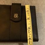 Vintage Black Leather Cowhide New Old Stock Wallet Change Purse Photo 8