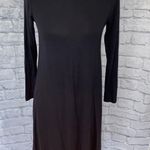 Old Navy scoopneck Longsleeve fit and flare dress black sz XS women Photo 0