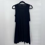 All Saints‎ Women's Black Jayda Jersey Dress Soft Stretchy Size small Photo 2