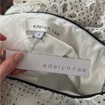 Adelyn Rae NWT embroidered lace polka dot crop top Photo 5