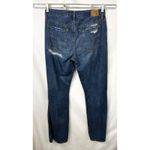 American Eagle  Outfitters Size 8 Jeans Long Distressed High Rise Flare Blue 763 Photo 1