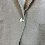 Unbranded Tan XL Lined Suit Jacket with 1 Button Front and 2 Outside Pockets Photo 7