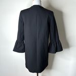ZARA Black 3/4 Bell Sleeve Coat Photo 3