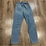 American Eagle New  Jeans Womens Sz 0 Mom Straight Jean High Rise Denim Paperbag Photo 4