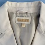 wilson's leather  Vintage Maxima 90’s Cream Leather Blazer Jacket Photo 3