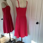 Talbots hot pink dress and jacket set fit and flare Photo 8