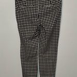 Old Navy  Pixie Chino Pants Stretch Cotton Women’s 10 Black & White Houndstooth Photo 4