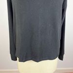 LNA  Black Long Sleeve Open Back Sweater Photo 3