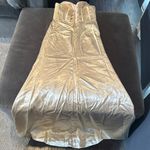 Women’s Full Length Prom Party Dress Criss Cross Straps Leg Slit Size 8 NEW Photo 12