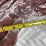 Lucky Brand  Women's Velvet Cold Shoulder Dress Lined Blush Size Medium Photo 4