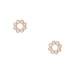 Kate Spade NWT! Full Circle Studs in Rose Gold Photo 0