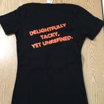 Hooters B64 New  Girl Rare Uniform V-Neck Tee Clearwater Florida Black Size Small Photo 2