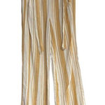 Rewind  Women’s Linen Blend‎ Tan & White Striped Pants Size Small Photo 0