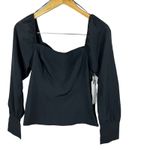 Treasure & Bond Square Neck Classic Work Top Black Size Small NWT Photo 5