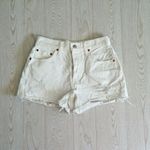 Levi's  501 White Denim Casual Shorts Size 27 Photo 1