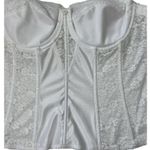 Dominique Colette Underwire Strapless Bustier 8949 White Size 40C Photo 4