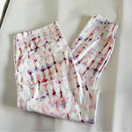 Fabletics Oasis PureLuxe High-Waisted 7/8 Legging 2X (18-20) White/Multicolored Photo 0