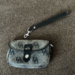 Dooney & Bourke  Flap “DB” Wallet Wristlet- approx 6.5”/4.25”/1.25” Photo 14