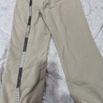 Goodiellow & Co Vintage Beige Sweatpants Unisex Logo Stripe Elastic Waistband Tan Size L Photo 0