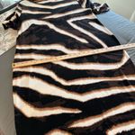 Chico's Chico’s Travelers Zebra Print Slinky Midi Dress. Size 20-22/ 4. Photo 8