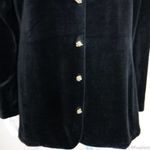 Vintage Liz Sport women's‎ black velvet blazer, size M Size M Photo 5