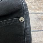 Rock & Republic Rock Republic Black Slim Straight Leg Ankle Cropped Kendall Flap Button Jeans 8 Photo 4