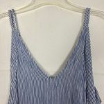 Women's Striped Blue & White Tank Top Size Small Photo 1