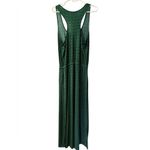 Banana Republic  Jersey Green Navy Pattern Sleeveless Maxi Dress NWOT Photo 1
