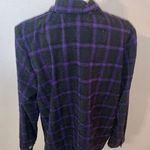 cj banks C.J. Banks Blazer Size X Shimmering Black Checkered with Purple Stripes Photo 7