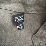Eileen Fisher Linen Button Down Shacket TanBrown Size Petite Large Photo 7