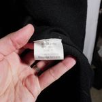 Donna Salyers‎ Fabulous Furs Long Cardigan Removable Collar Mob Wife Black Y2K S Photo 4