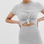 Emory park Tie Front Midi Dress Photo 1