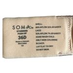 NWT Soma Stunning Push Up Plunge Lace Bra Womens 36D Pink Floral Lingerie Size undefined Photo 4