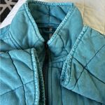 Free People teal Dolman Quilted Knit Jacket Size Extra Small Photo 4