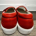 UGG  Chayze Platform Sneaker Leather Slip On Round Toe Rubber Sole Red 10 Photo 4