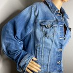 Torrid Distressed Medium Wash Jean Denim Jacket Button up Blue Size 2 / 2X Photo 2