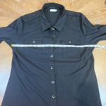 Spartina 449  Peyton Long Sleeve Shirt Dress Midi Black Size Large Photo 6