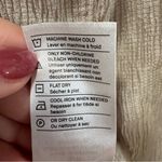 Vince . Textured Crinkle Top size Small in Hayseed Beige Long Sleeve Shirt Photo 7