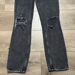 Abercrombie & Fitch 90's Straight Ultra High Rise Black Stretch Ankle Jeans 25 Photo 2