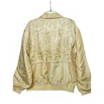FU DA International Yellow Pale Gold Silk Track Jacket L Size L Photo 1
