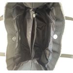 Alma Tonutti Gray Zipper Woven Felt Tote Hand Bag Photo 5