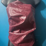 SheIn 5 for $20 tops sale!  Burgundy Asymmetrical Top Photo 0